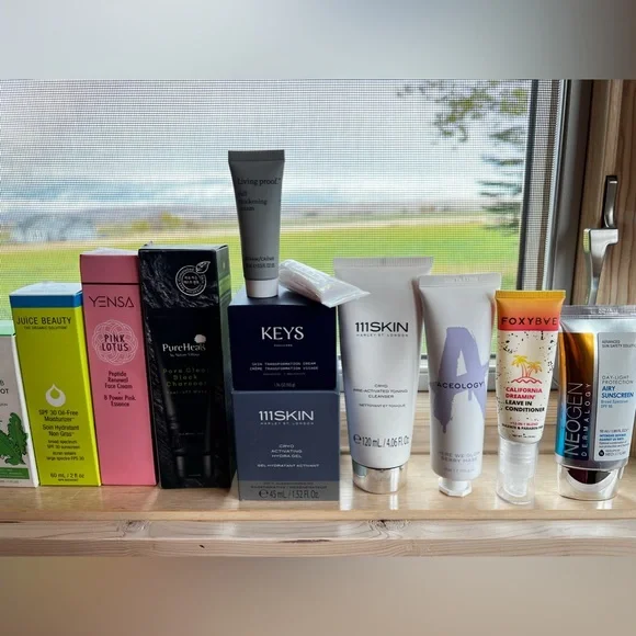 New Skincare, 111 Skin, Living Proof, Keys, Dr. Brandt, FoxyBae, Juice Beauty
